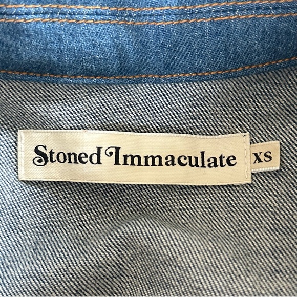 NWT Stoned Immaculate Denim Super Star Jacket – Size XS - Picture 11 of 15